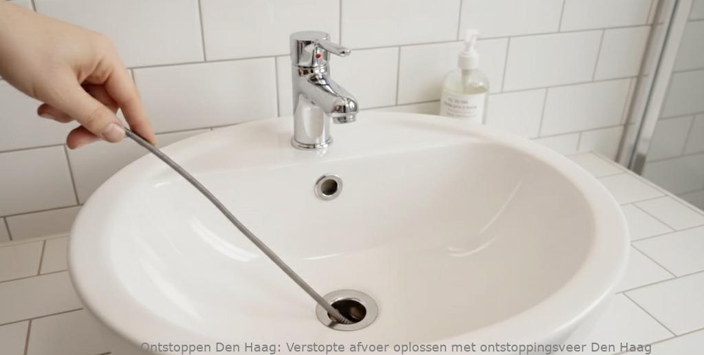 Verstopte afvoer oplossen met ontstoppingsveer Den Haag