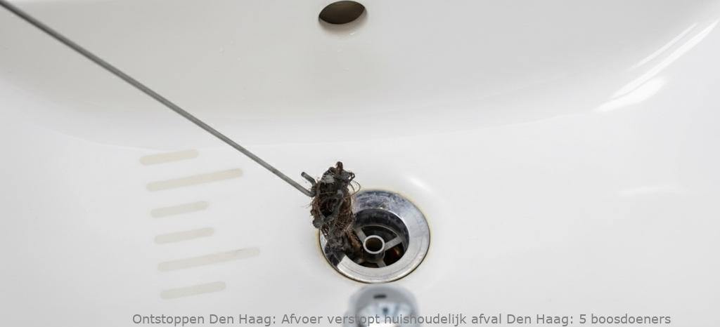 Afvoer verstopt huishoudelijk afval Den Haag: 5 boosdoeners