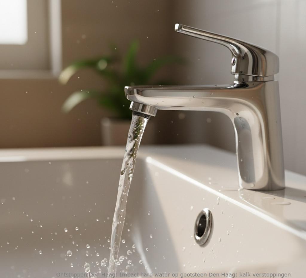 Impact hard water op gootsteen Den Haag: kalk verstoppingen